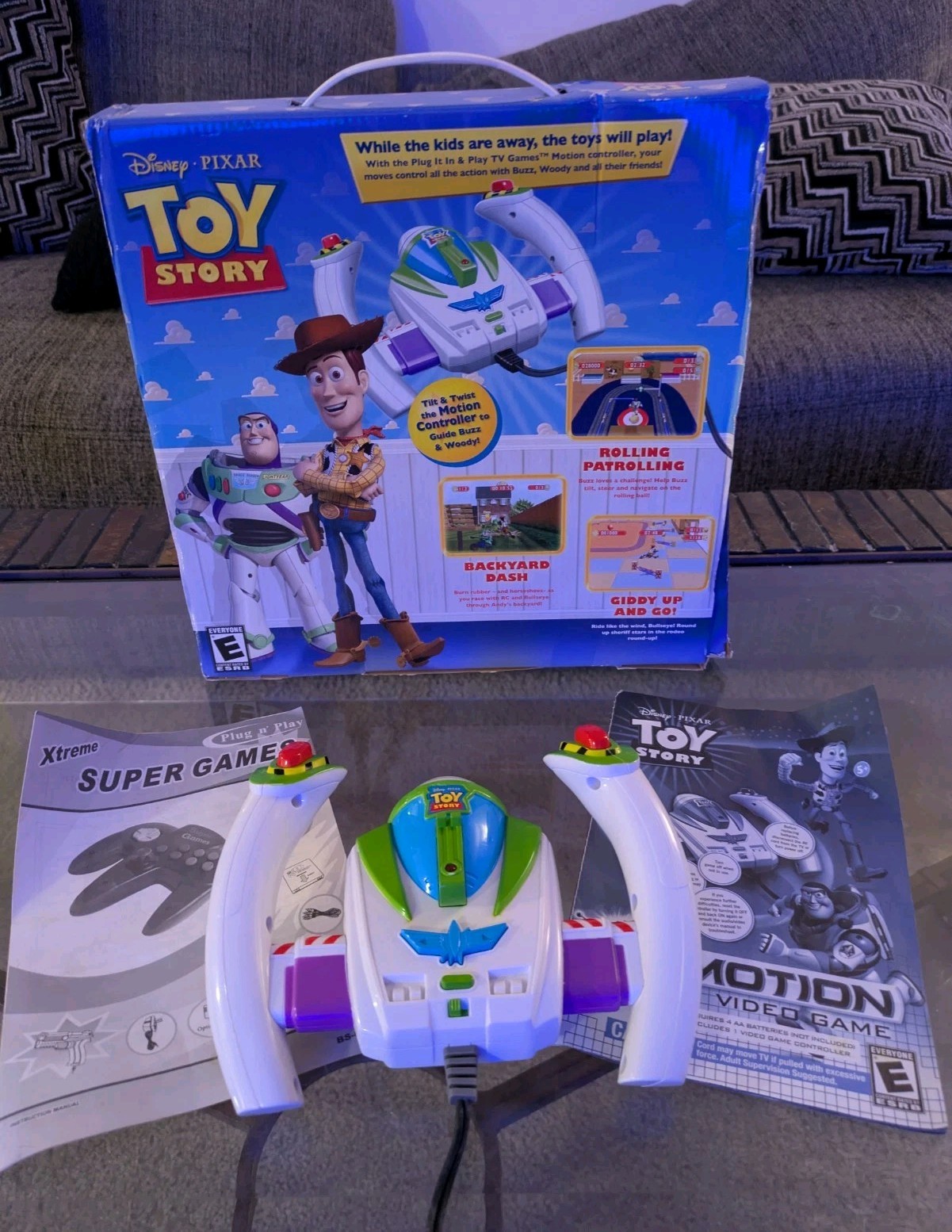 TOY STORY COMPLETE IN BOX Motion Video Game 2010 JAKKS PACIFIC ADVENTURE