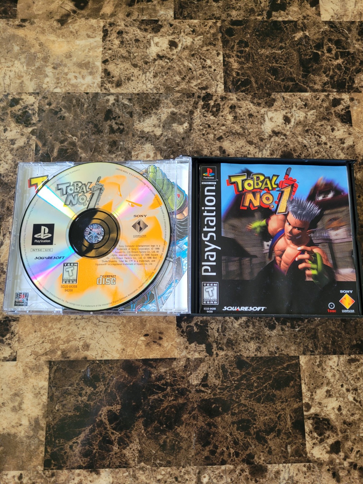Tobal No 1 (Sony PlayStation 1 PS1, 1996) CIB Complete In Box (Tested & Working)