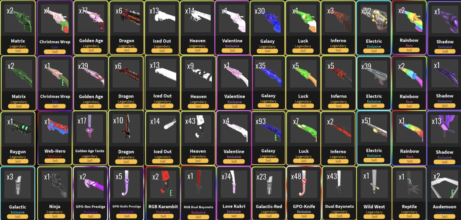dahood skins FAST CHEAP AND HAVE MOST SKINS CAN PRICE MATCH