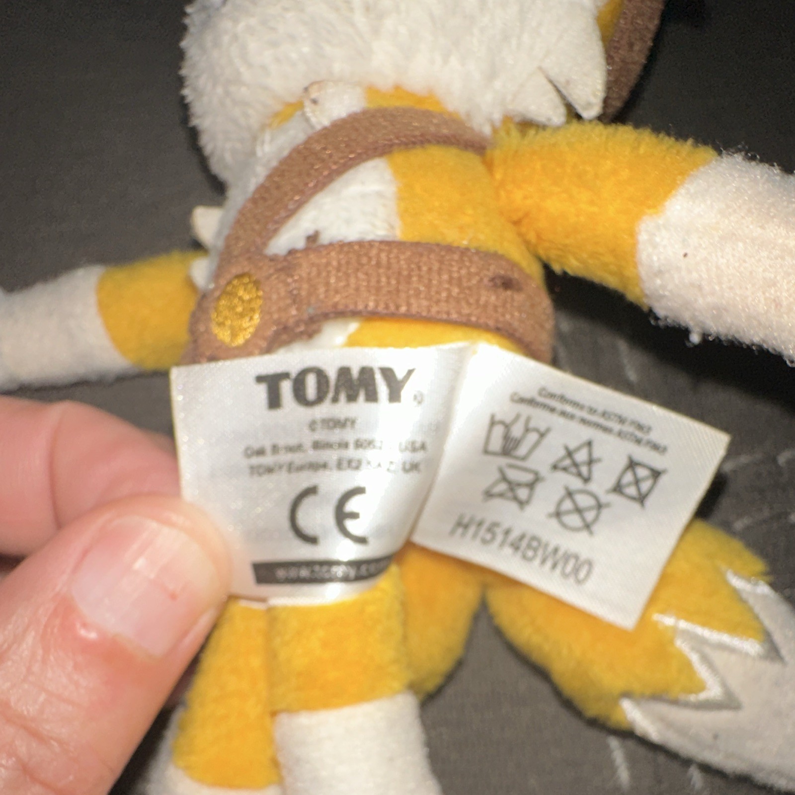 TOMY Sonic Boom Sonic & Tails Plush Dolls Lot of 2 2014 T22301 T22302