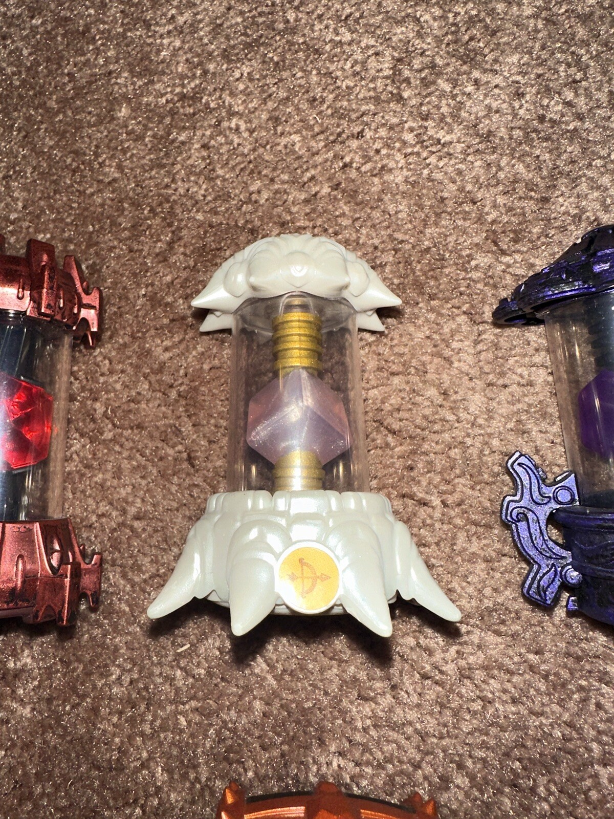 3 Skylanders Imaginators Creation Crystals White Purple Red 1 Treasure Chest