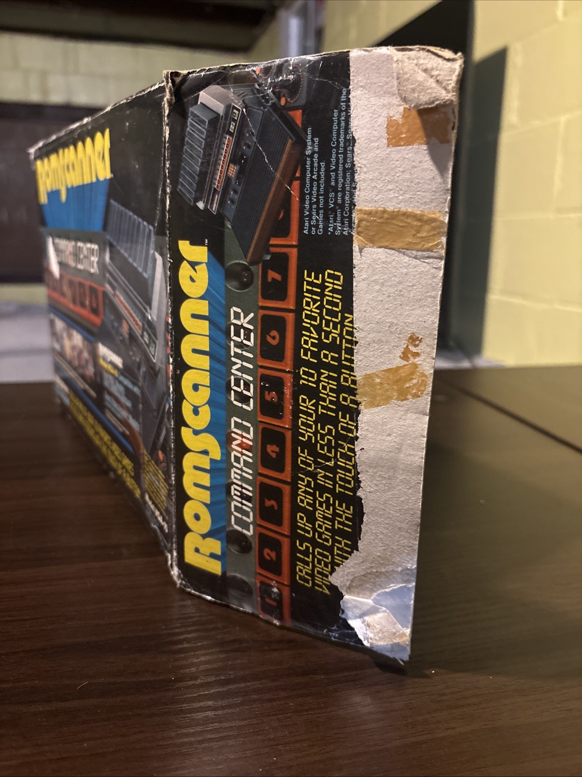 Atari VCS Romscanner Command Center Atari 2600 VGA-10 ASiS-WITH BOX/NOT TESTED