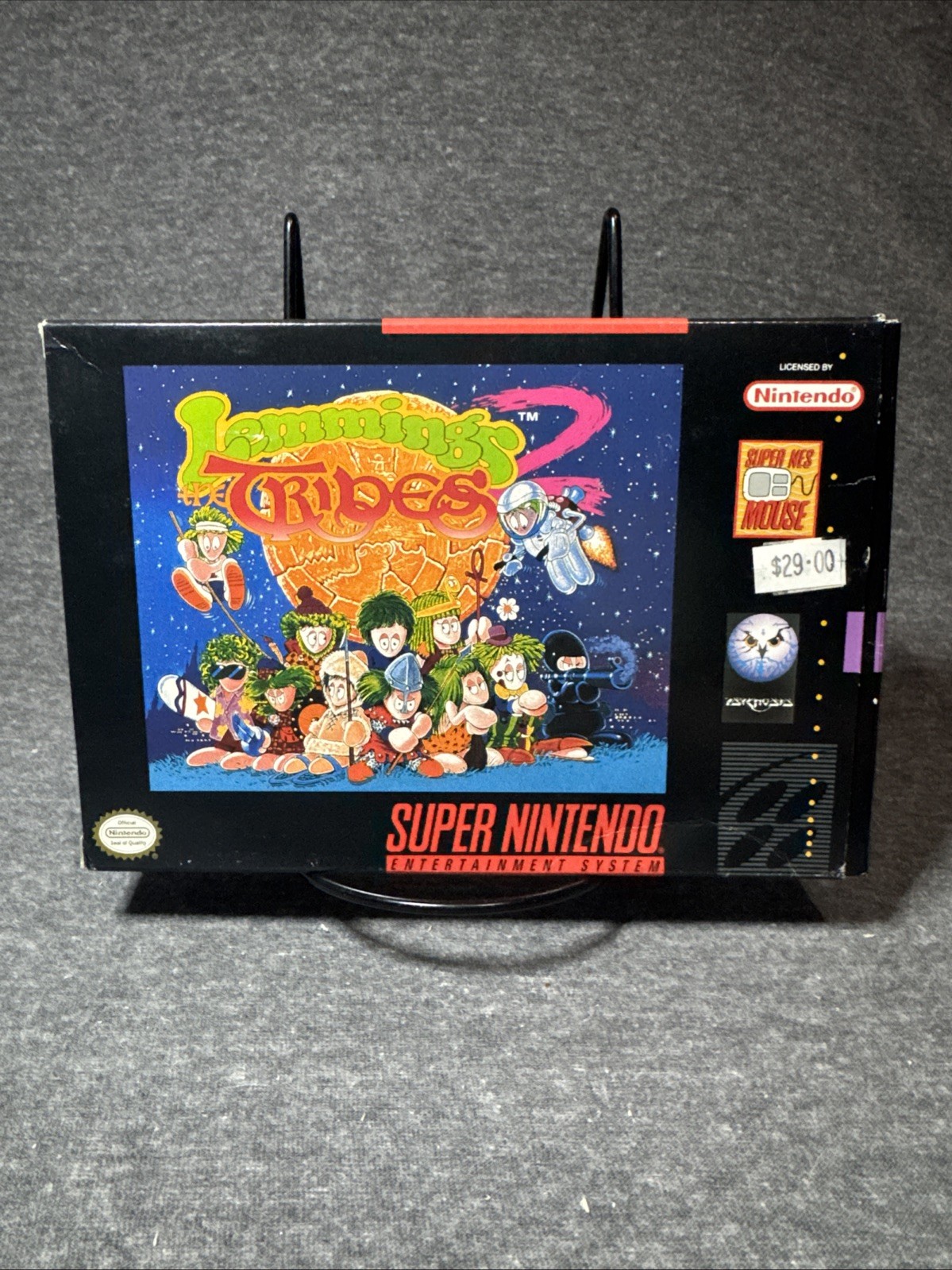 Lemmings 2: The Tribes Super Nintendo Entertainment System SNES No Game 10