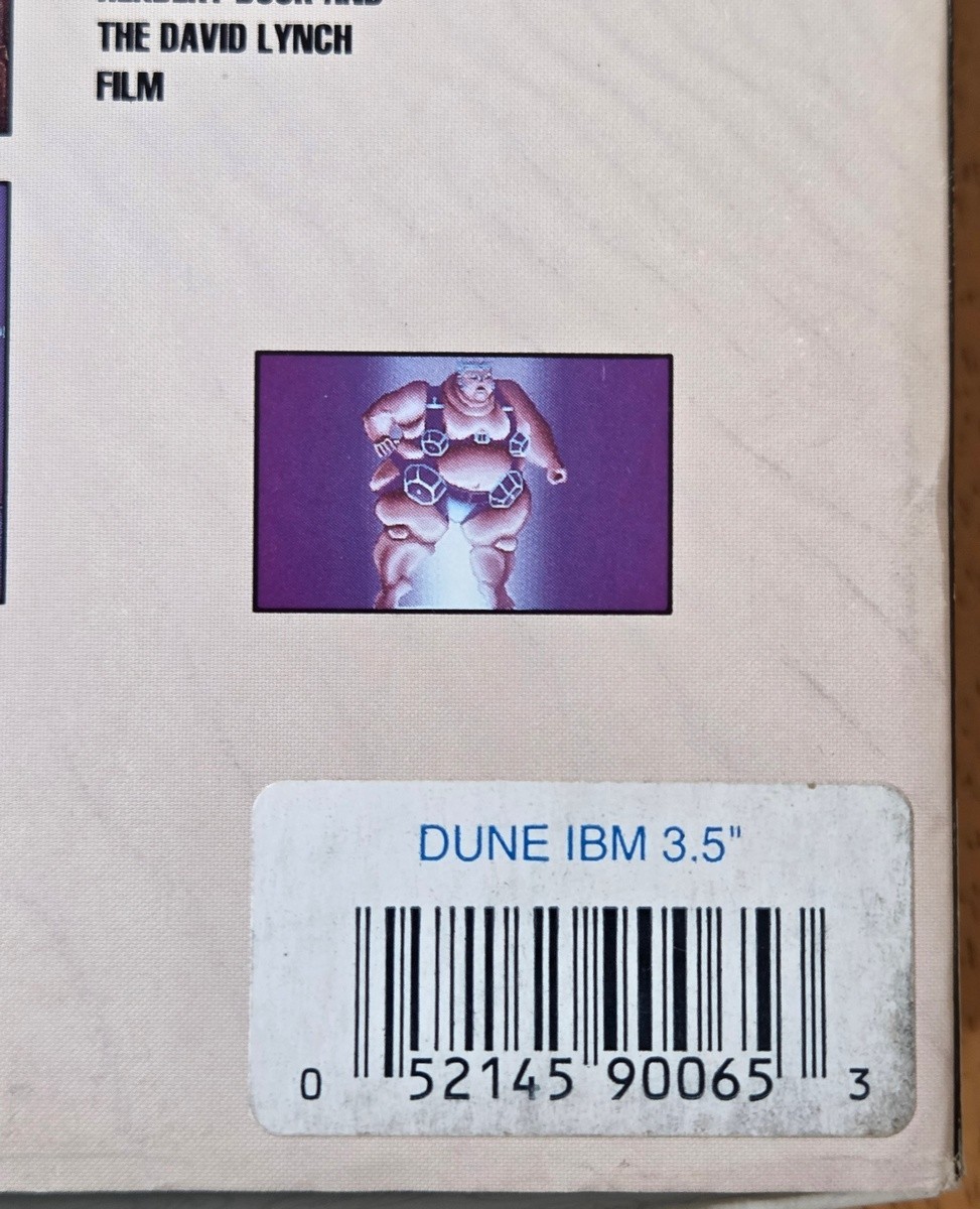 Dune Virgin Games Kyle MacLachllan Cover IBM PC Big Box 3.5″ Complete CIB 1992