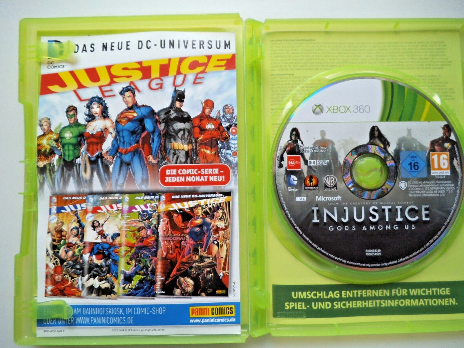 INJUSTICE Gods Among Us (Microsoft XBOX 360) Original packaging without…