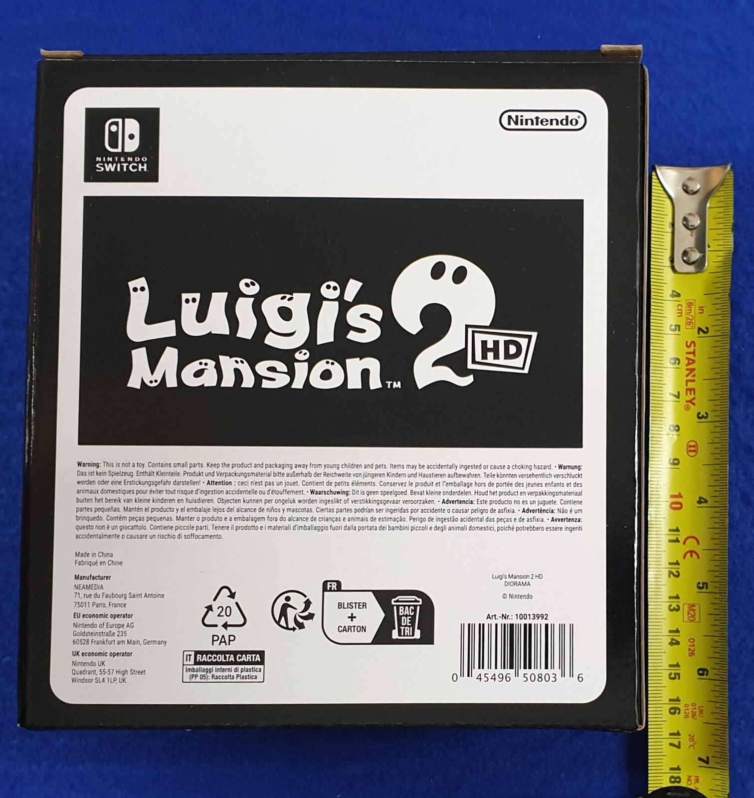Luigi’s Mansion 2 Spooky Survival Kit Bundle NO GAME Diorama/Wobbly Figurine/Mug
