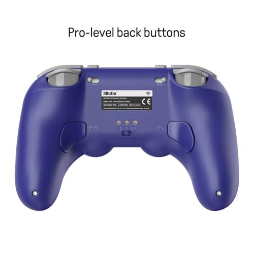 8BITDO PRO 3 BLUETOOTH CONTROLLER SWAPPABLE ABXY BUTTONS TMR JOYSTICKS – PURPLE
