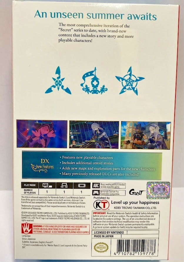 Atelier Ryza Secret Trilogy DX (Multi-Language) Switch New Sealed [2025 RPG]