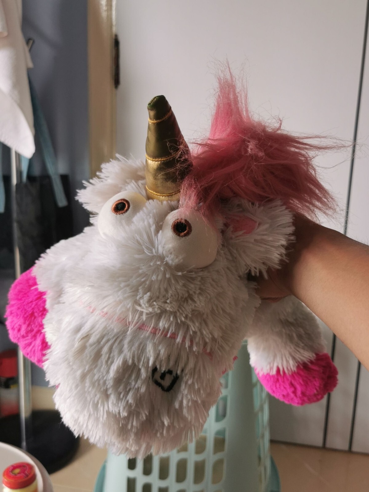 Fluffy Unicorn Minion Universal Singapore Studios Minion Plush J1