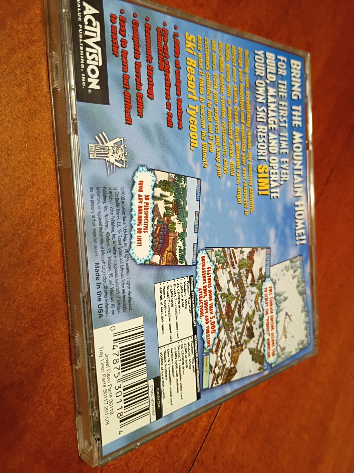 Ski Resort Tycoon – PC – Simulation Game Windows 95/98
