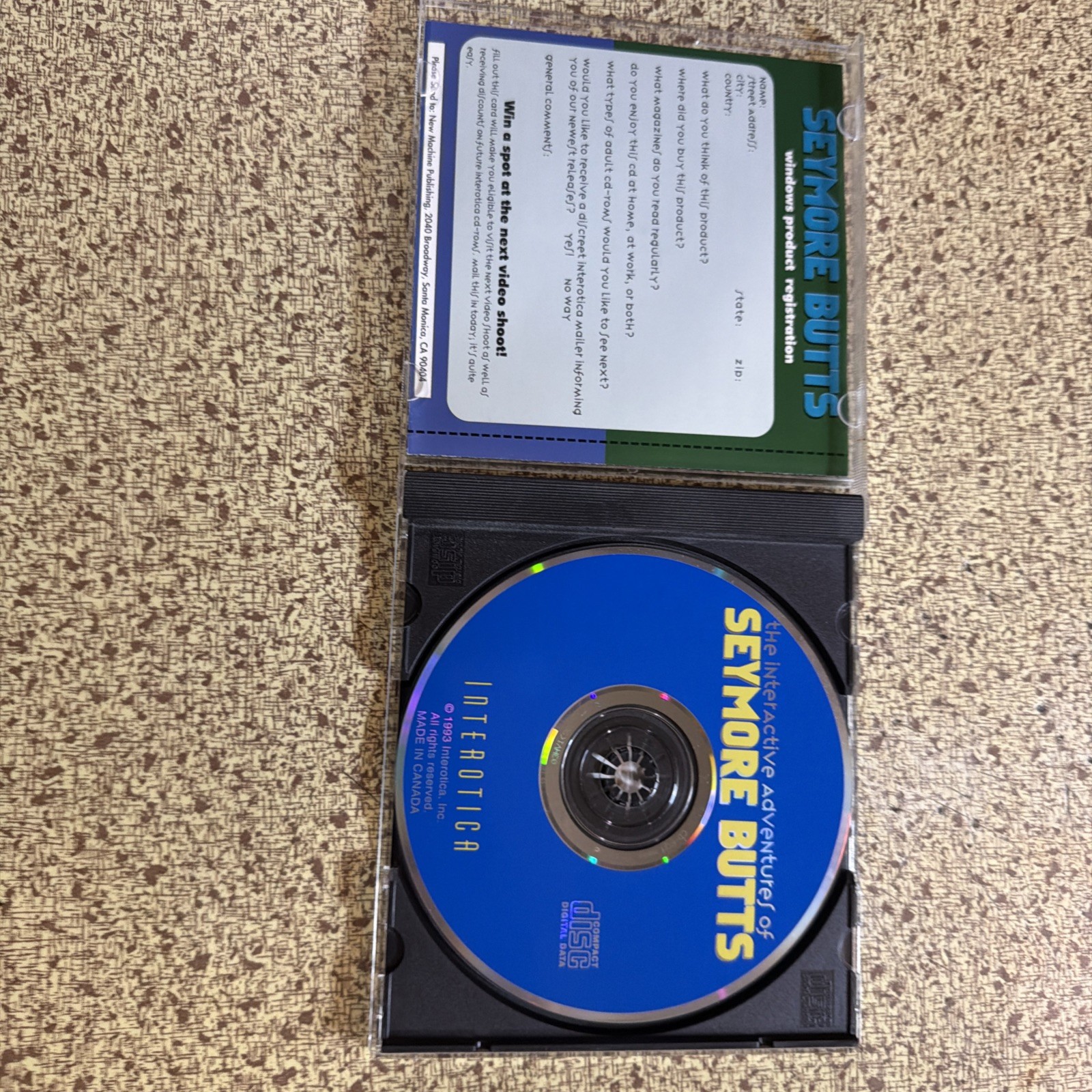 The Interactive Adventures of Seymore Butts, Windows PC CD-ROM Computer Game