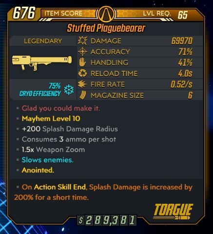 Level 72 – PC/PS4/PS5/XBOX Borderlands 3 – Zane – Moxsy BIG BANG BOYO – 10 items