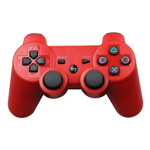 For PS3 Wireless Bluetooth Game Controller With Dual Vibration Six Axis Support