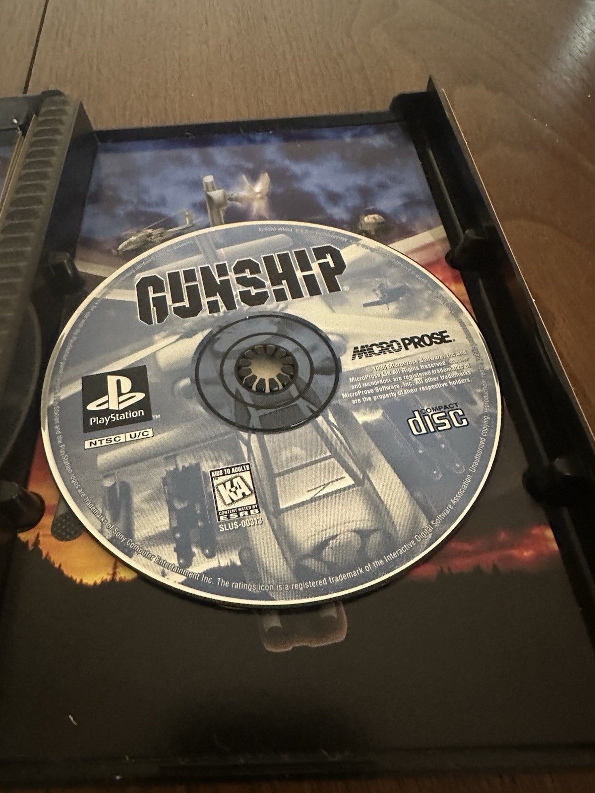 Gunship PlayStation 1 PS1 Long Box Complete CIB with foam & manual