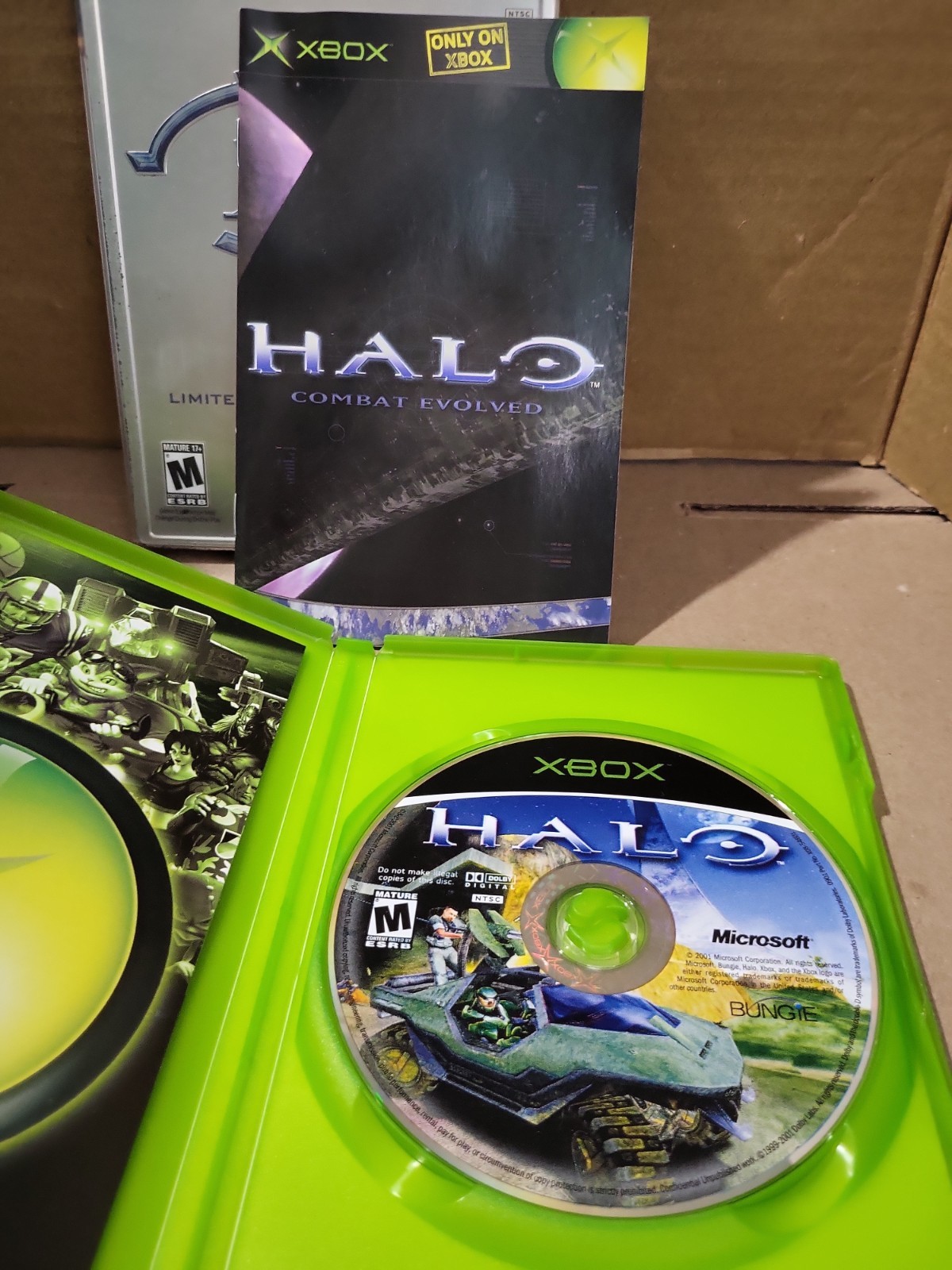 XBOX Halo Combat Evolved & Halo 2 Limited Collectors Edition Pre-owned