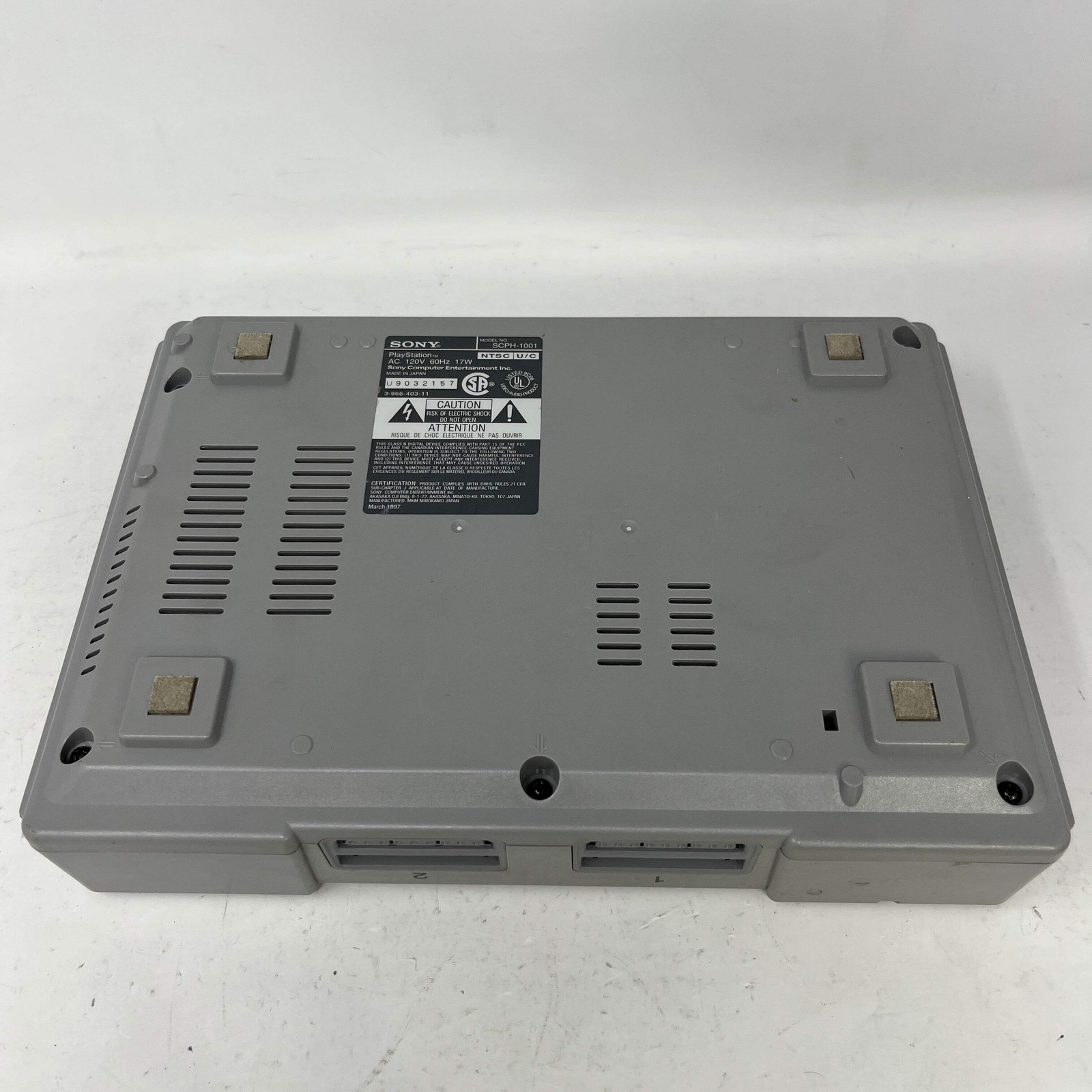 Sony PlayStation 1 PS1 Gray Console Gaming System PCH-1001