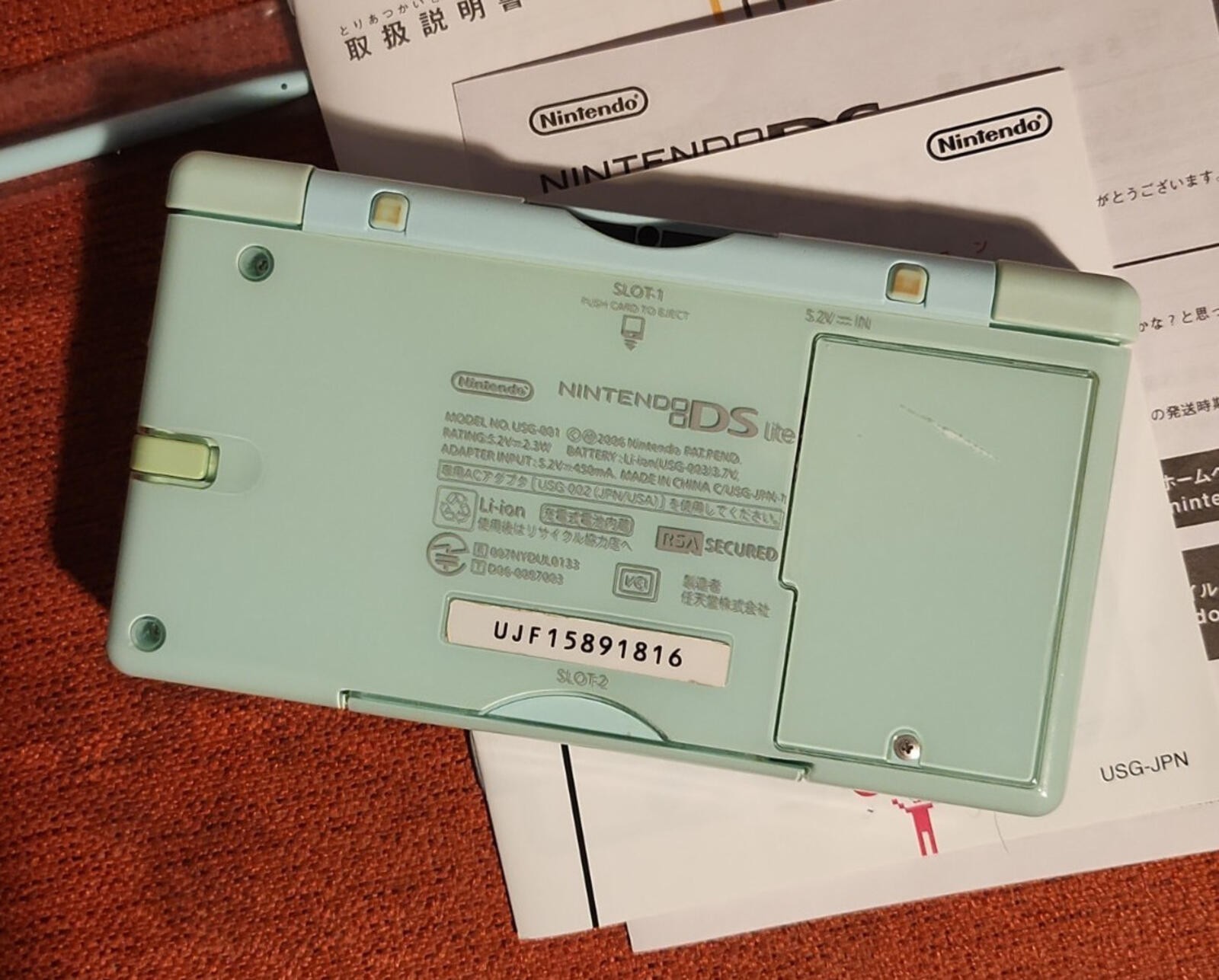 Nintendo DS Lite Console USG-001 With Charger – Open Box