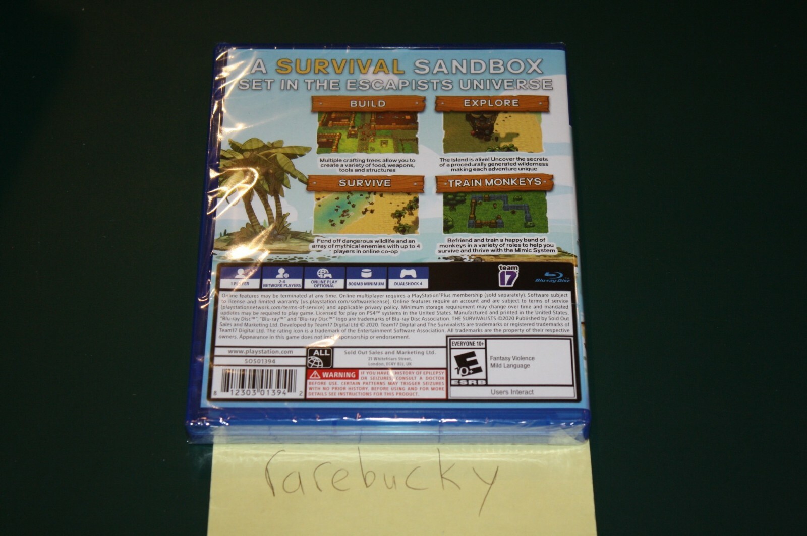 The Survivalists (Playstation 4 PS4) NEW SEALED Y-FOLD MINT US RELEASE!