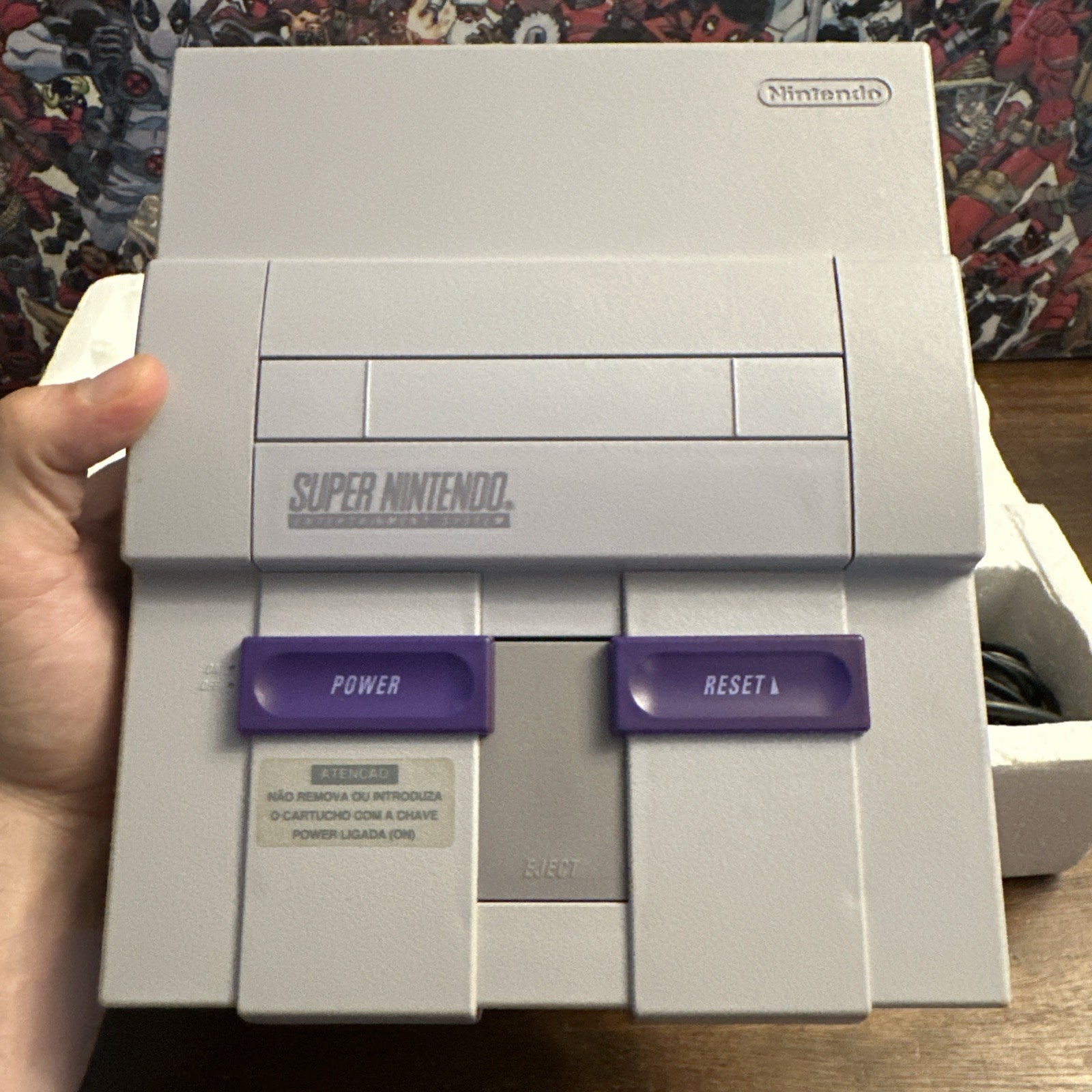 Playtronic Super Nintendo SNES Console Super Set Brazil – Complete W Super Mario