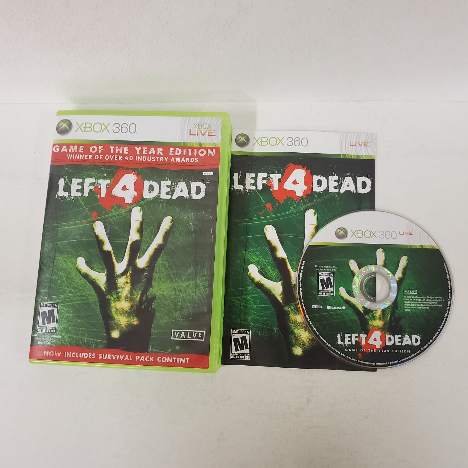 Left 4 Dead – Game of the Year Edition Xbox 360 2009 Fast Shipping
