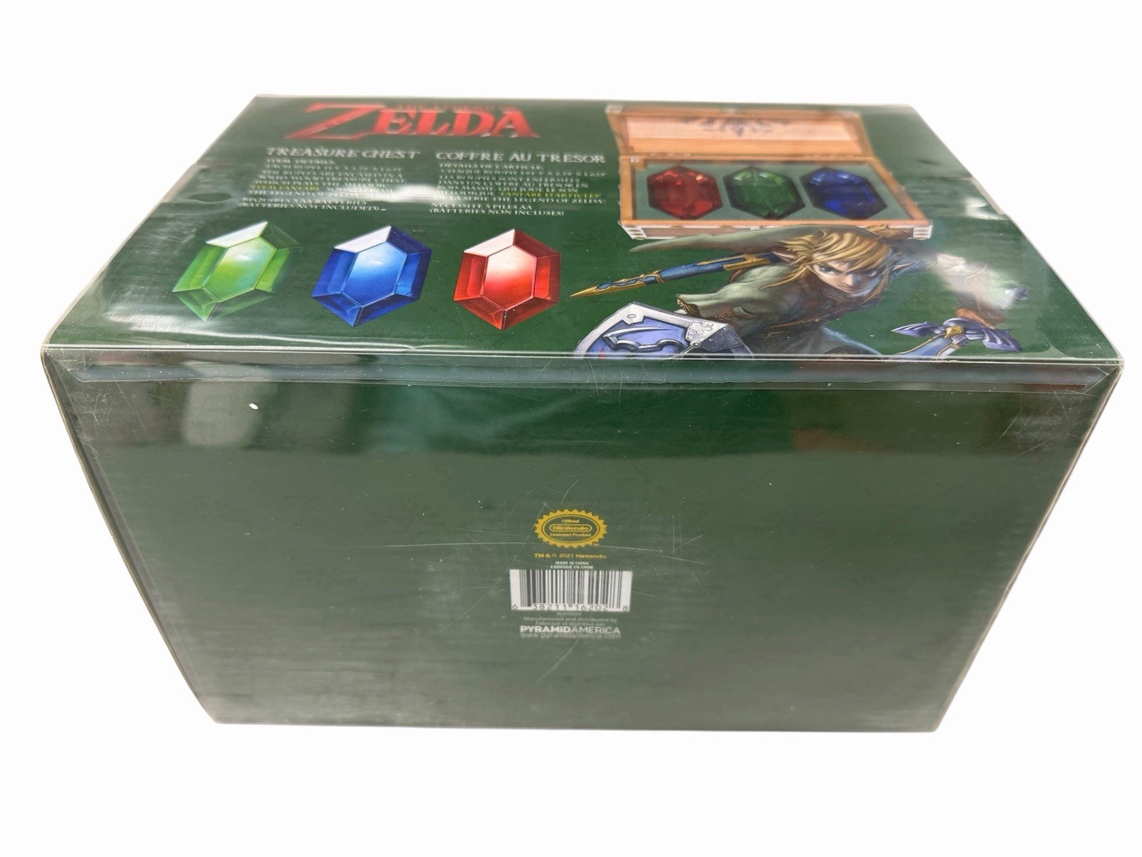 The Legend Of Zelda Treasure Chest NEW 3 Rupee Paperweights NIB Nintendo 2021