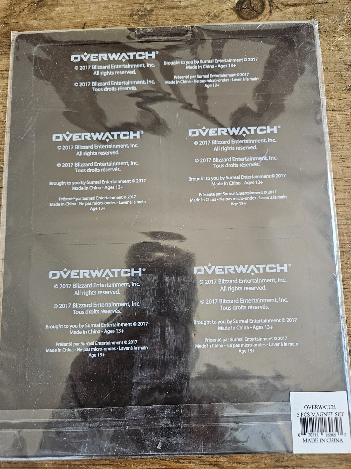 NEW OVERWATCH 5-PIECE JUMBO MAGNET SET