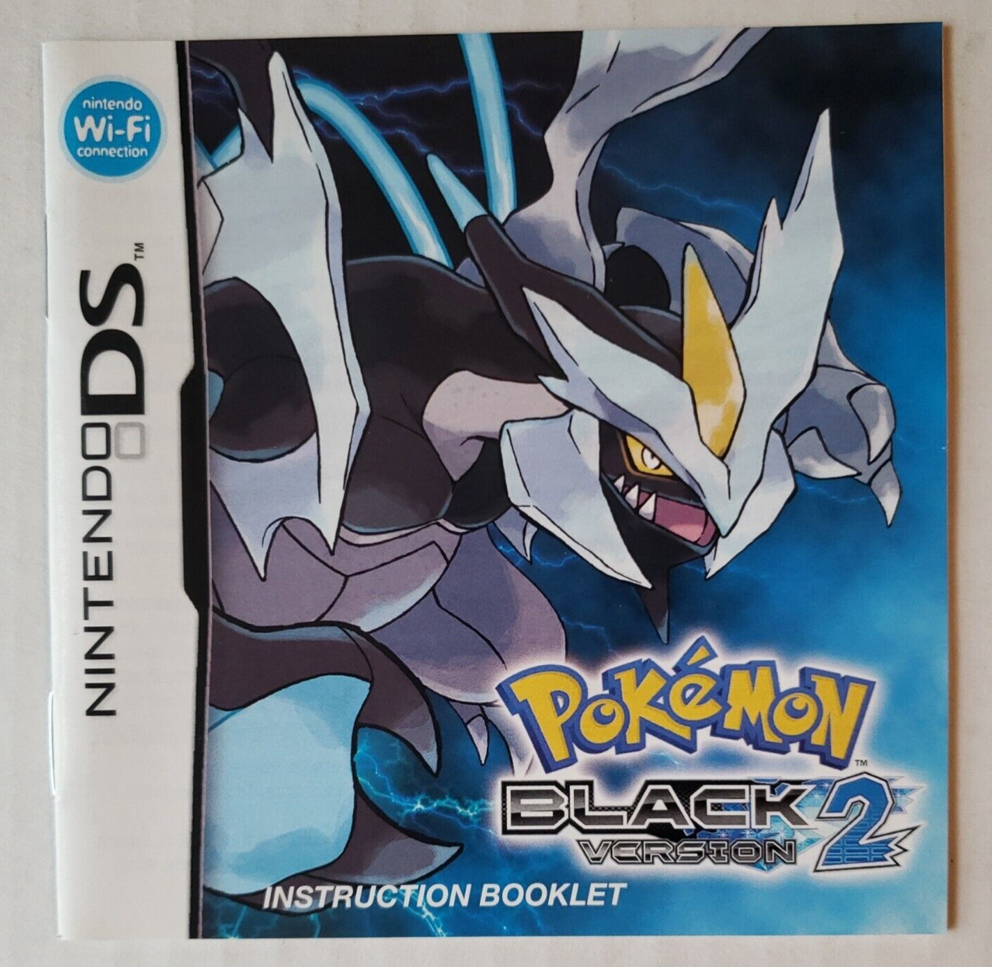 CASE & MANUALS ONLY, NO GAME ~ POKEMON BLACK VERSION 2 ~ NINTENDO DS 2012