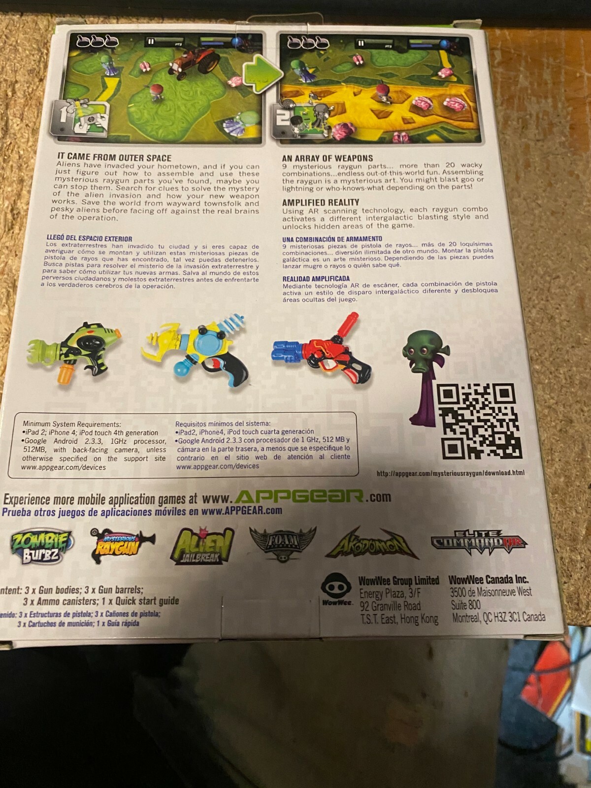 AppGear—– Mysterious Raygun Edition —–Game for Apple or Android Devices