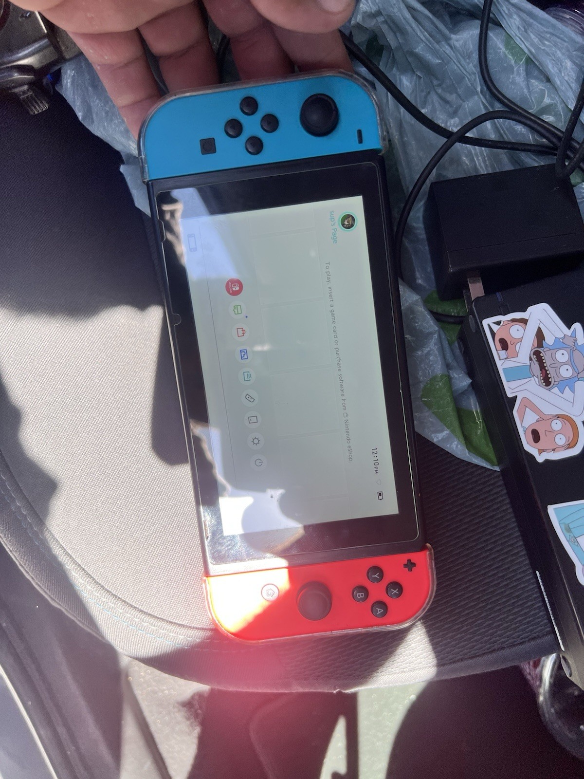 Nintendo Switch 32GB Console Red/Blue Joy-Con Dock Charger Carry Case Wi-Fi