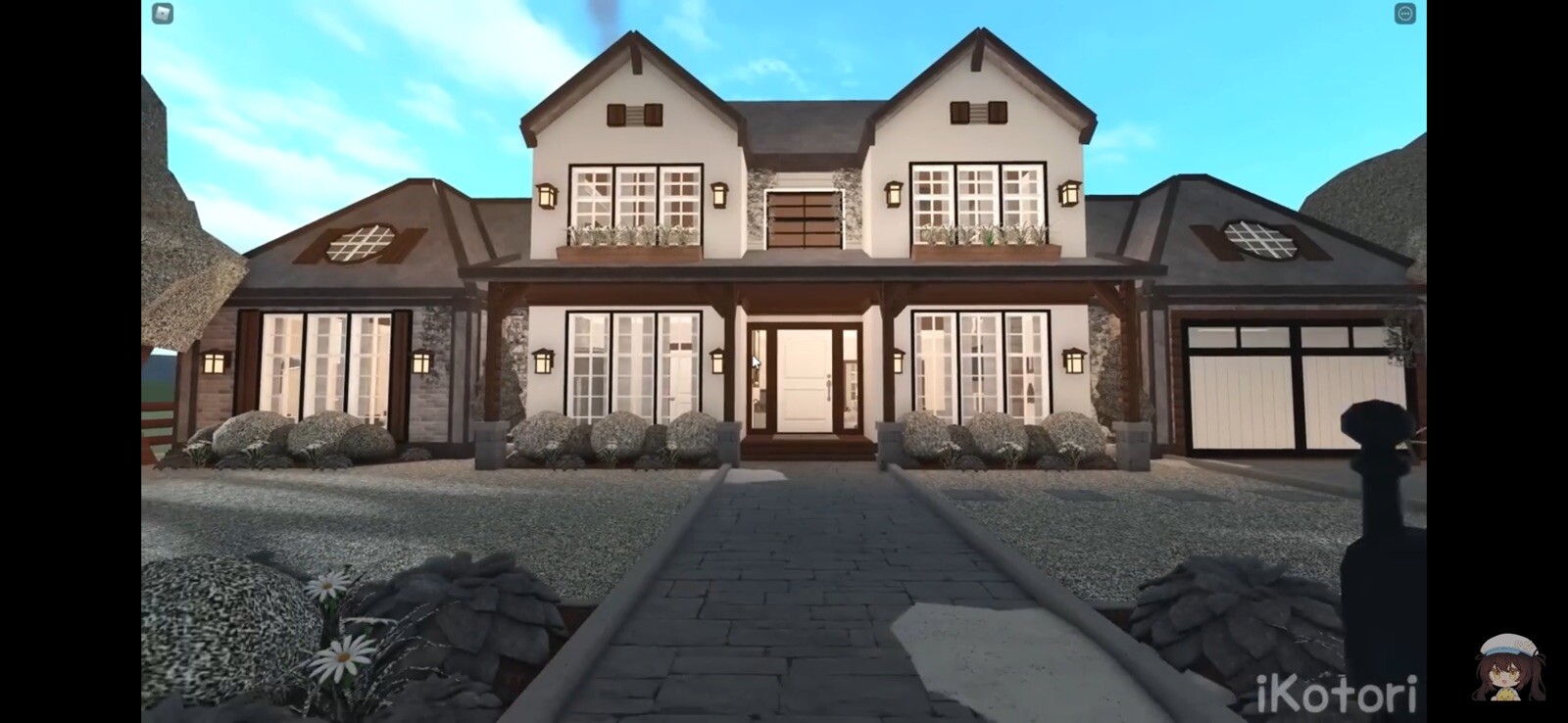 BLOXBURG MODERN CHRISTMAS HOUSE!FAST DETAILED BUILDER FOR AFFORDABLE PRICE