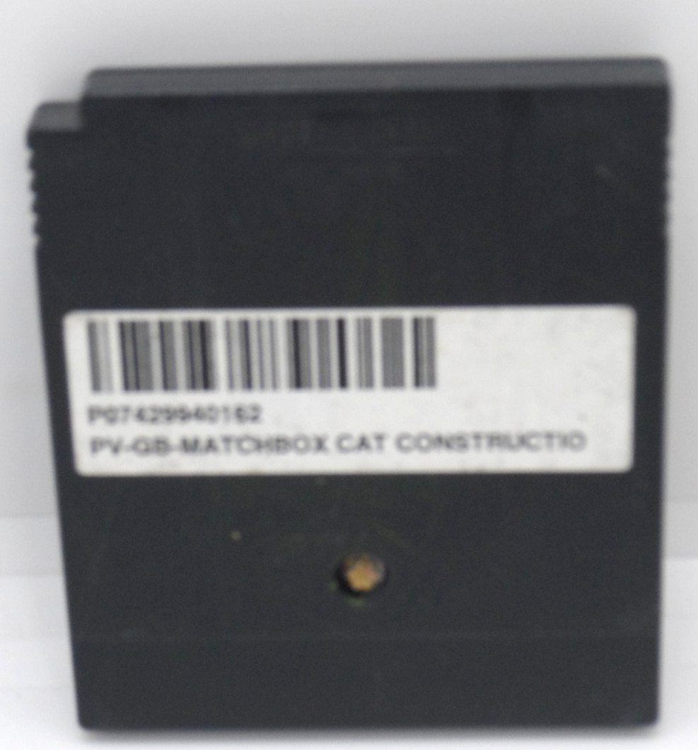 Matchbox Caterpillar Construction Zone (Nintendo Game Boy Color, 1999) Cart Only