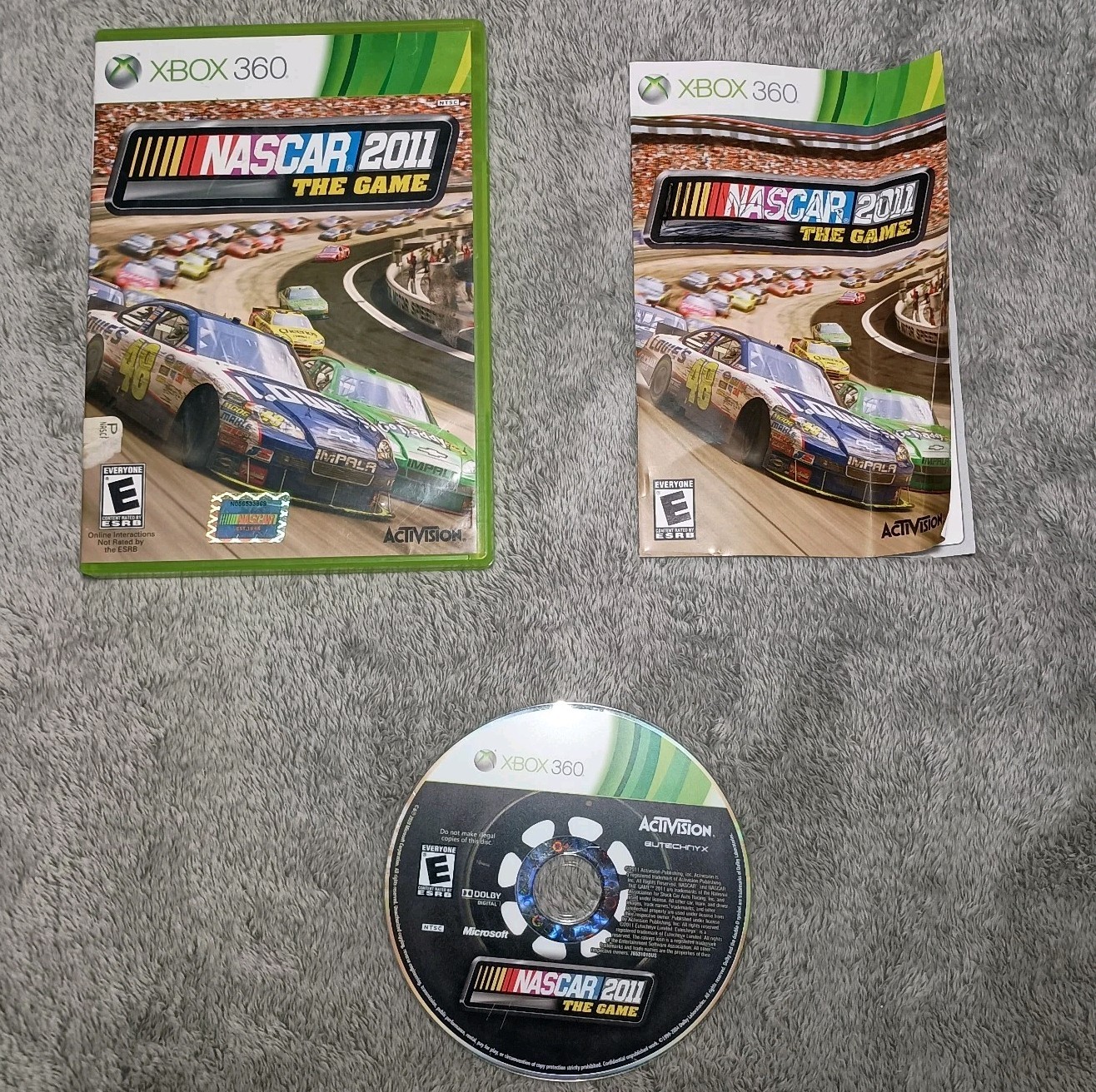 NASCAR The Game 2011 Xbox 360 – Complete In Box W/ Manual CIB Tested Video Game