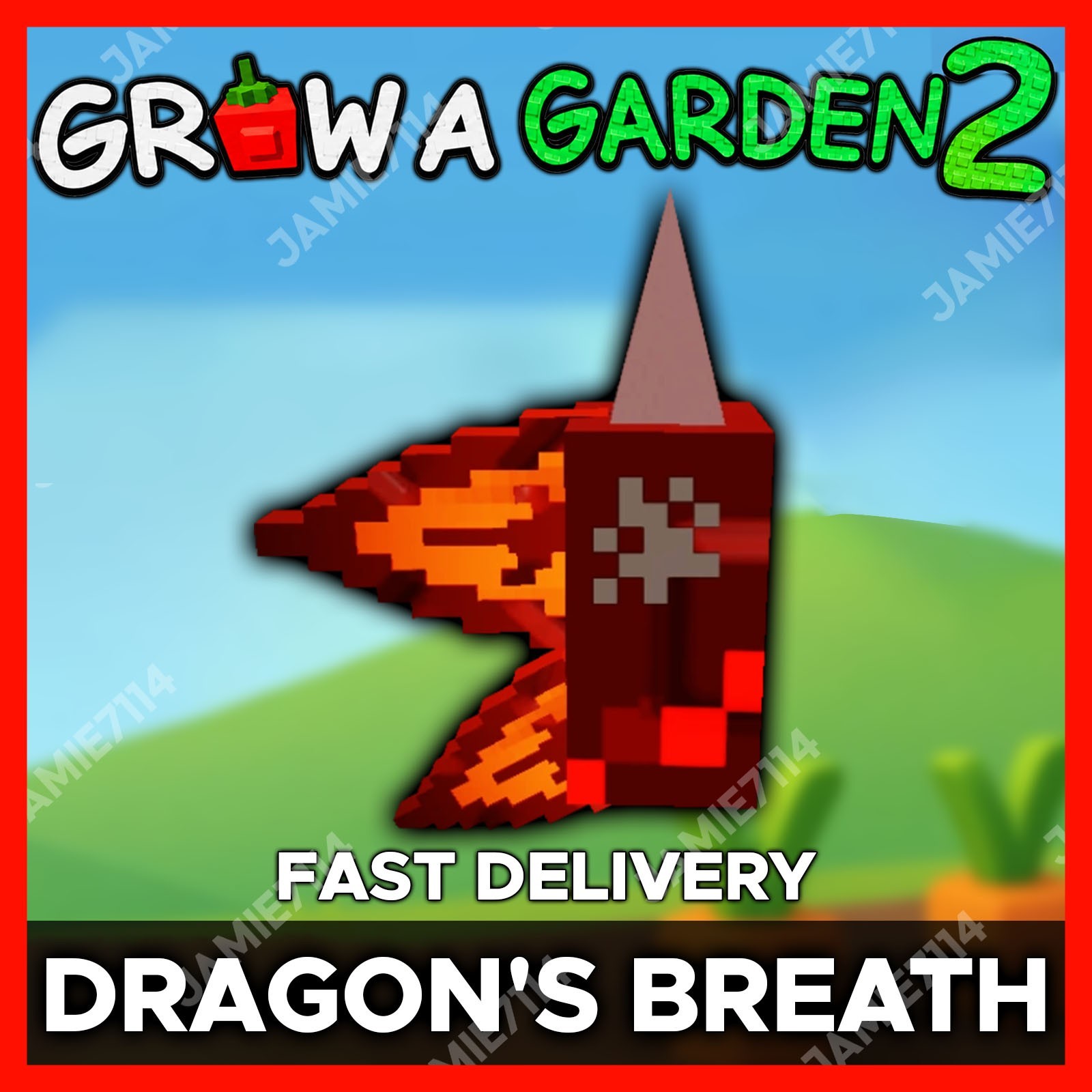 🪴Grow a Garden 2 | Dragon’s Breath Seed | GAG2 Fast & Easy