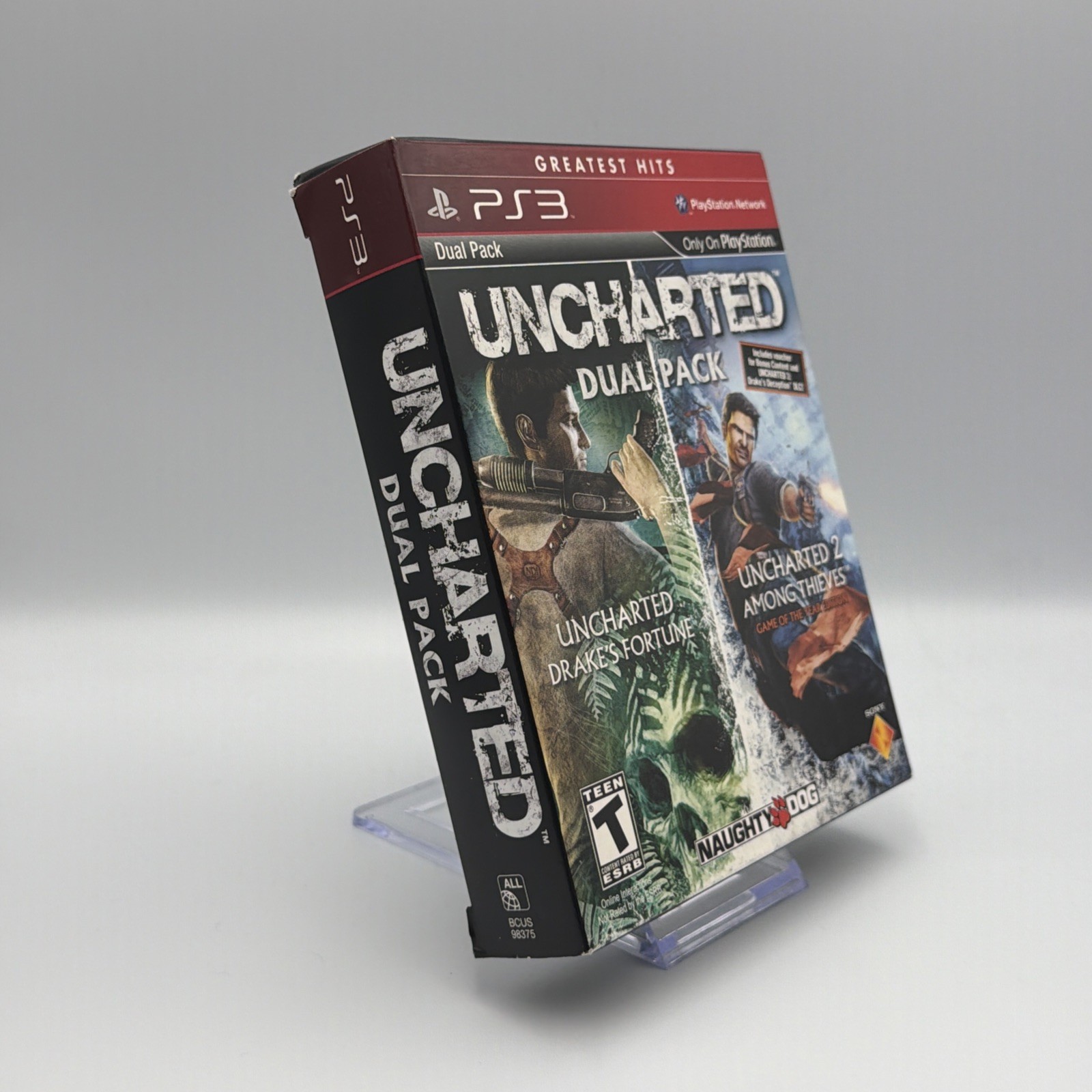 Uncharted Dual Pack (Sony PlayStation 3, 2011) Complete in Box Set 🔥