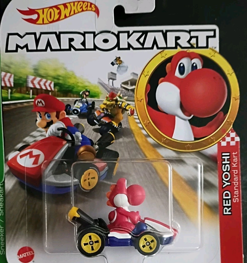 15-PK SUPER MARIO KART Hot Wheels Lot Dry Bones Waluigi Rosalina Peach Luigi