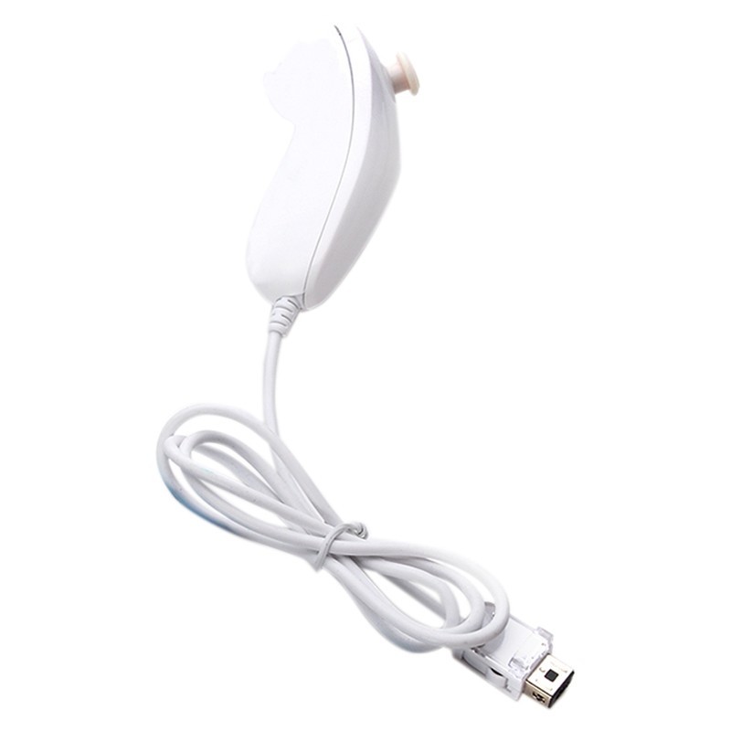 Wii Nunchuck White For Nintendo Video Game Controller Remote For Wii & Wii U