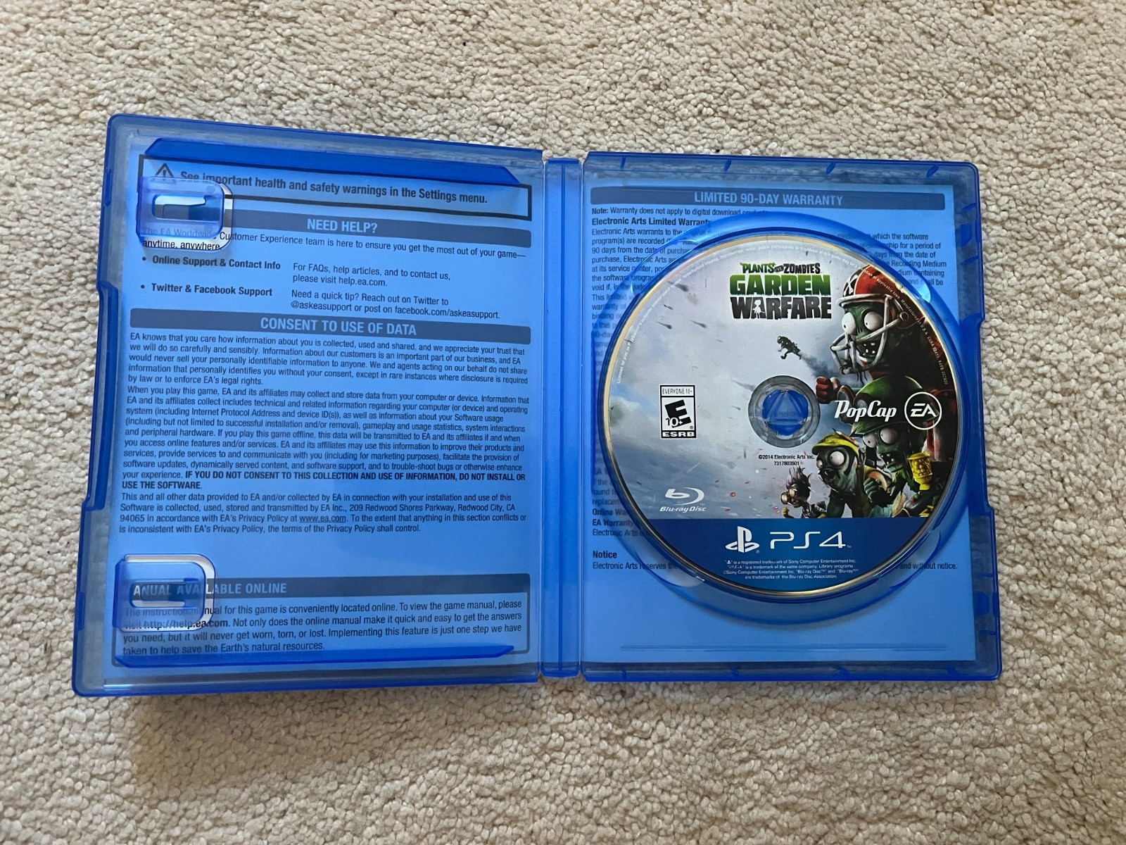 Plants vs. Zombies: Garden Warfare (Sony PlayStation 4, 2014)