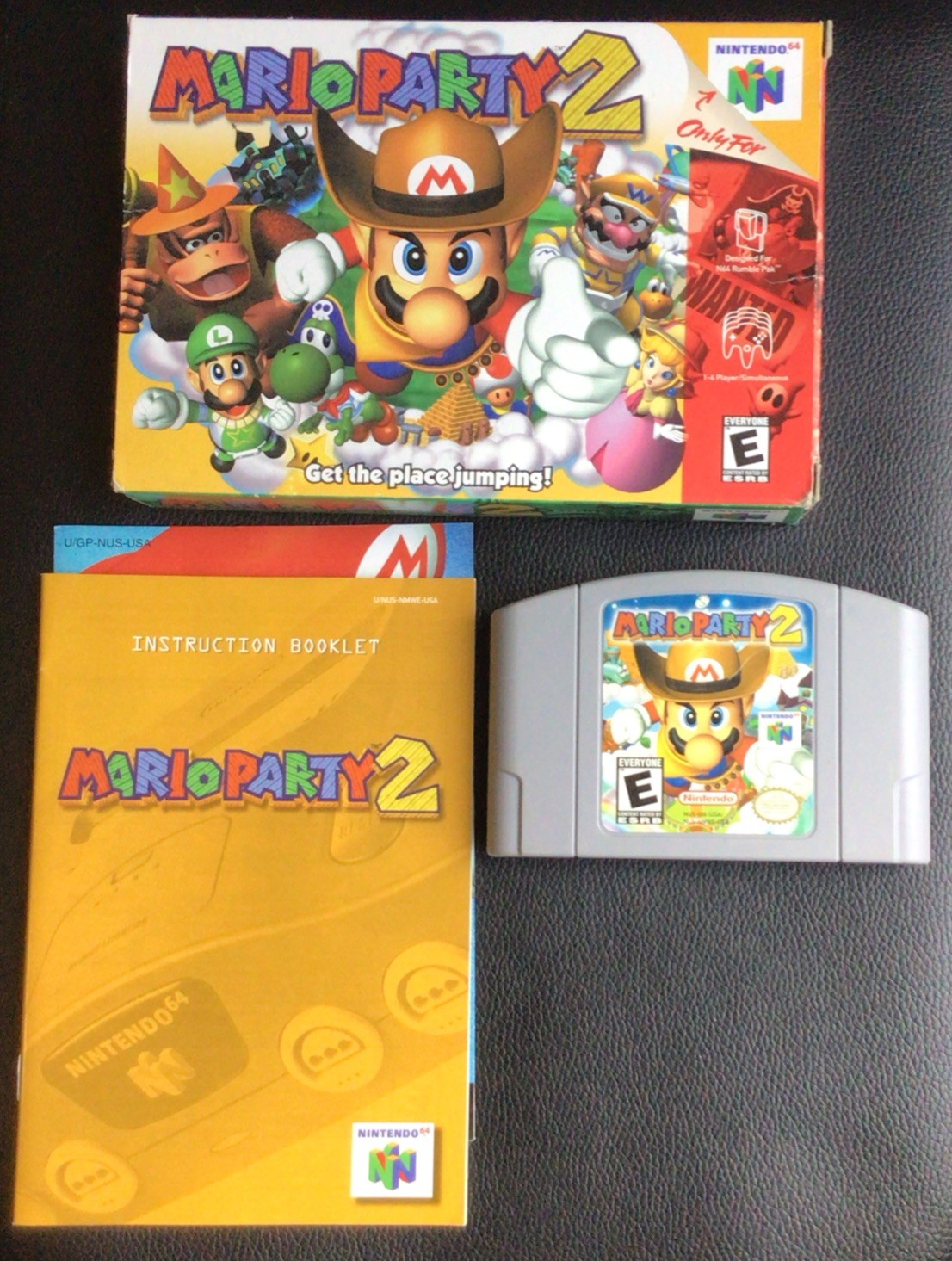 Mario Party 2 N64 Nintendo 64 Complete CIB Authentic! Very Good Condition!