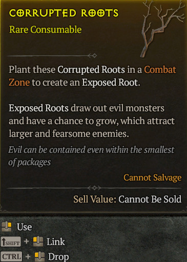 200x Corrupted Roots Diablo 4 Season 13 S13
