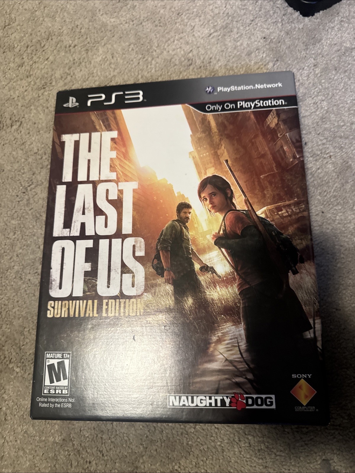 The Last of Us — Survival Edition- No Game (Sony PlayStation 3, 2013)