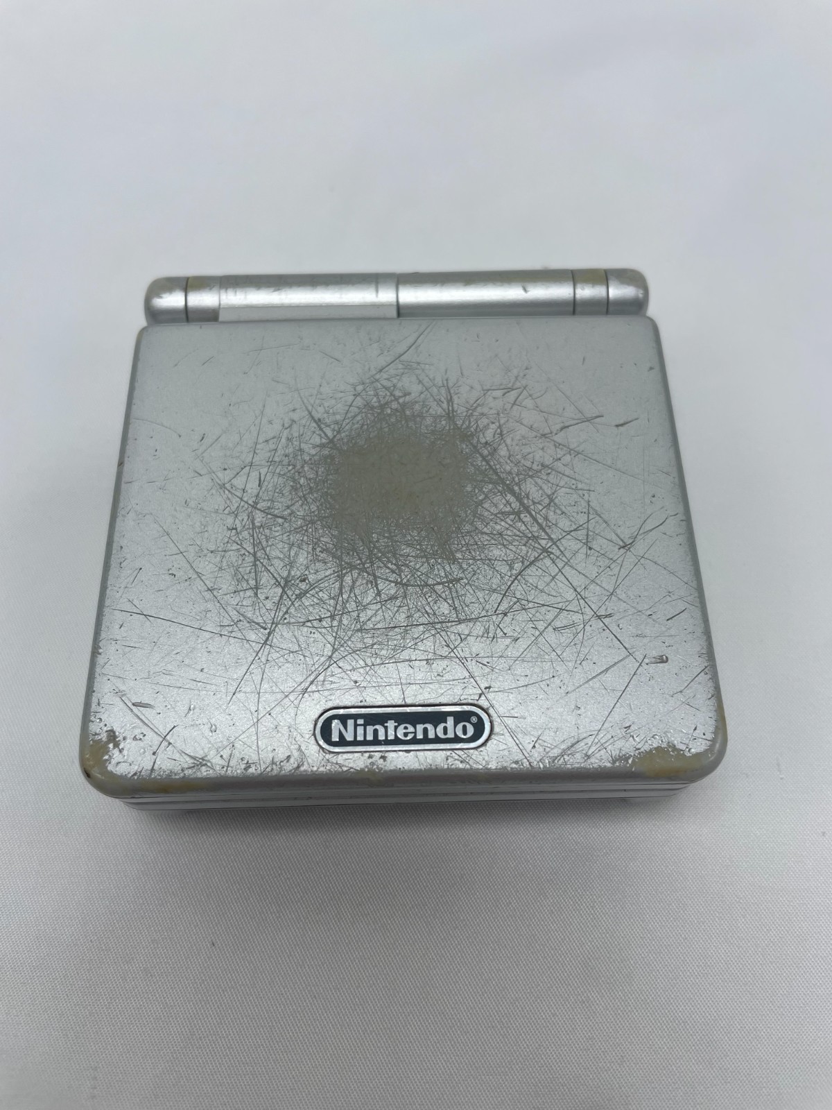 Nintendo Game Boy Advance SP Handheld System Silver AGS-001 Tested – W/ Charger