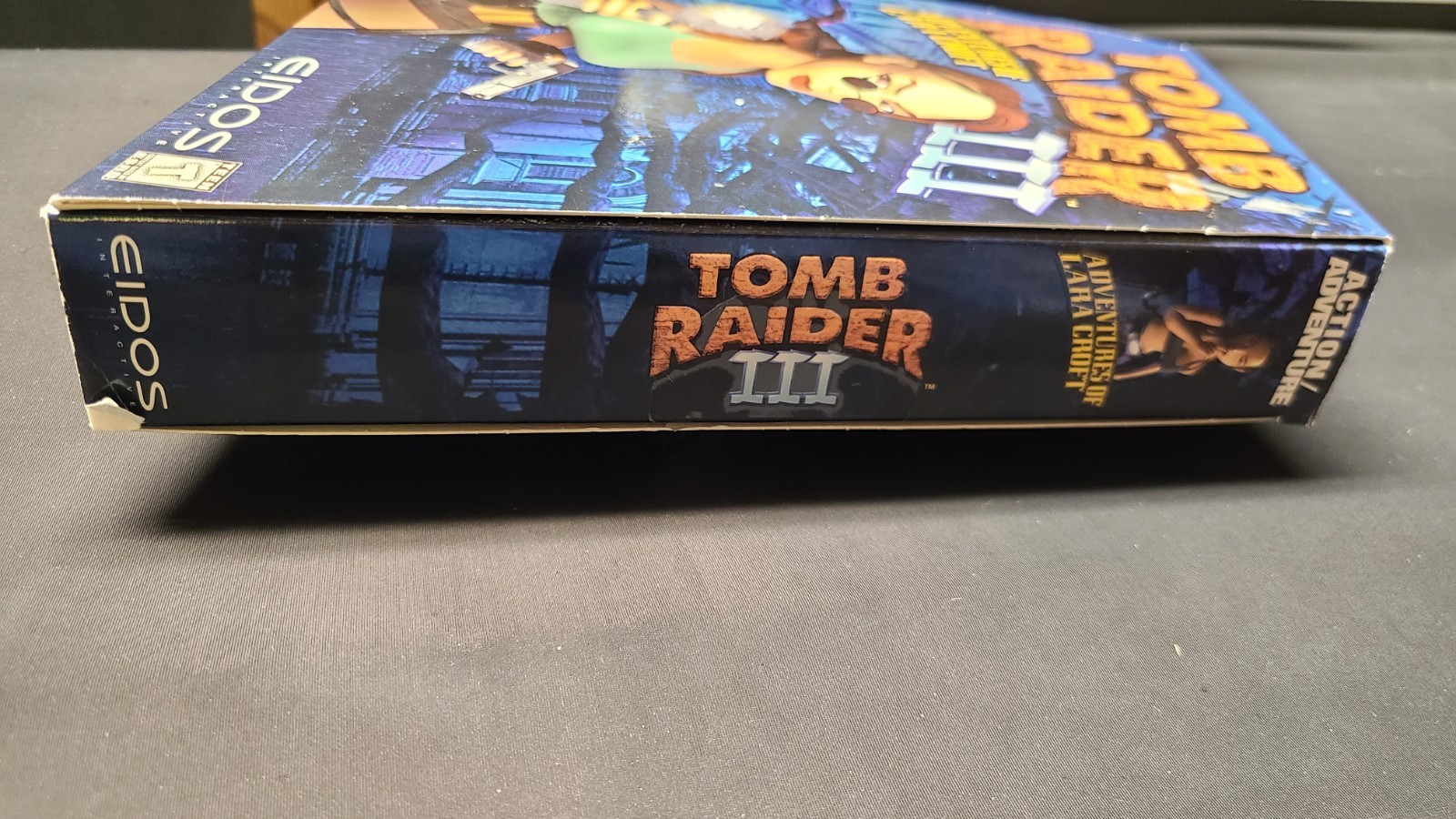 Tomb Raider III (1998) Big Trapezoid Box Vintage PC Windows Game Eidos