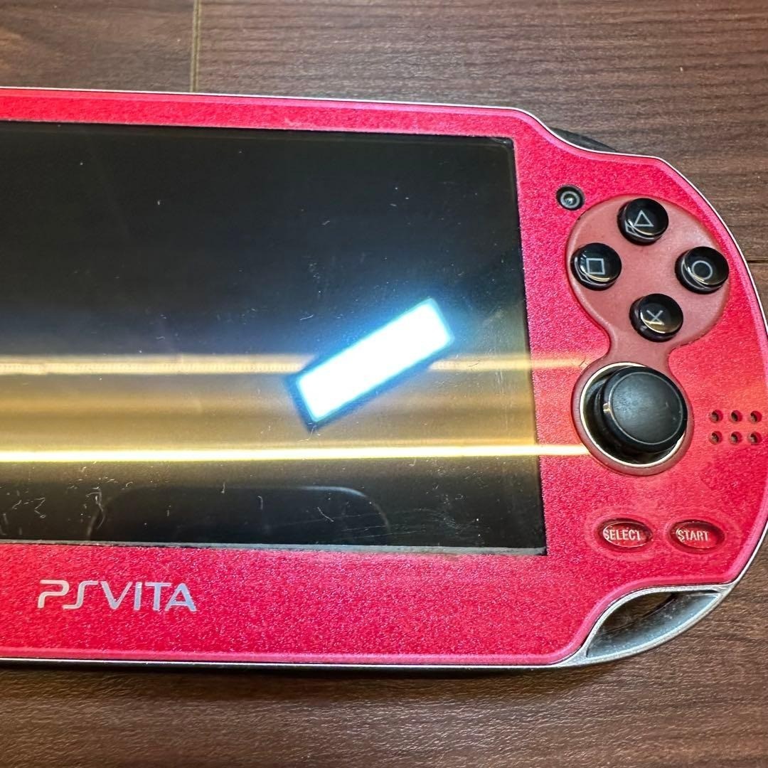 PSVita 1000 Console Cosmic Red 5722 From Japan