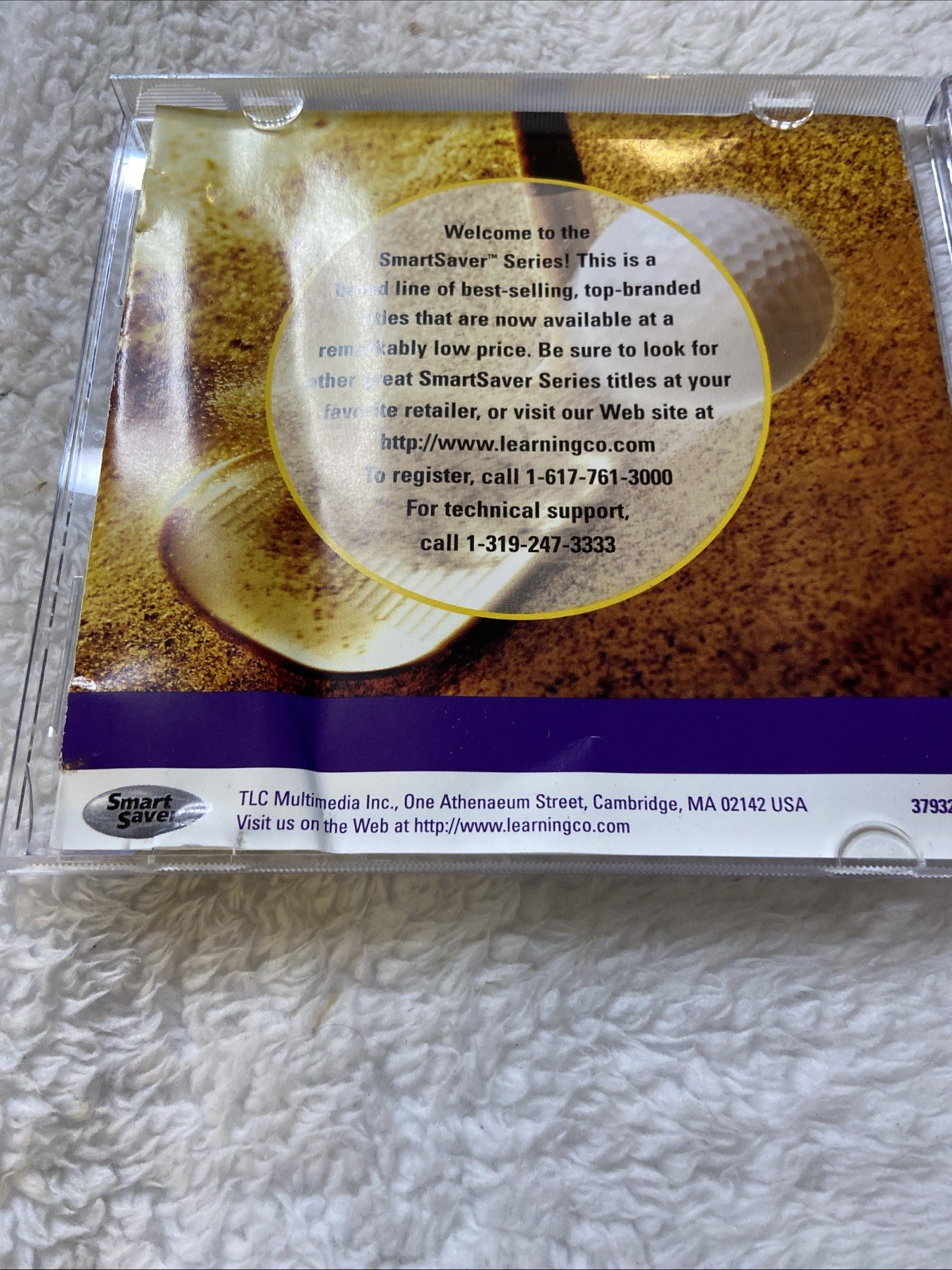 Microsoft Golf for Windows 95 PC CD ROM 2000 VTG Sports Computer Game Clubs