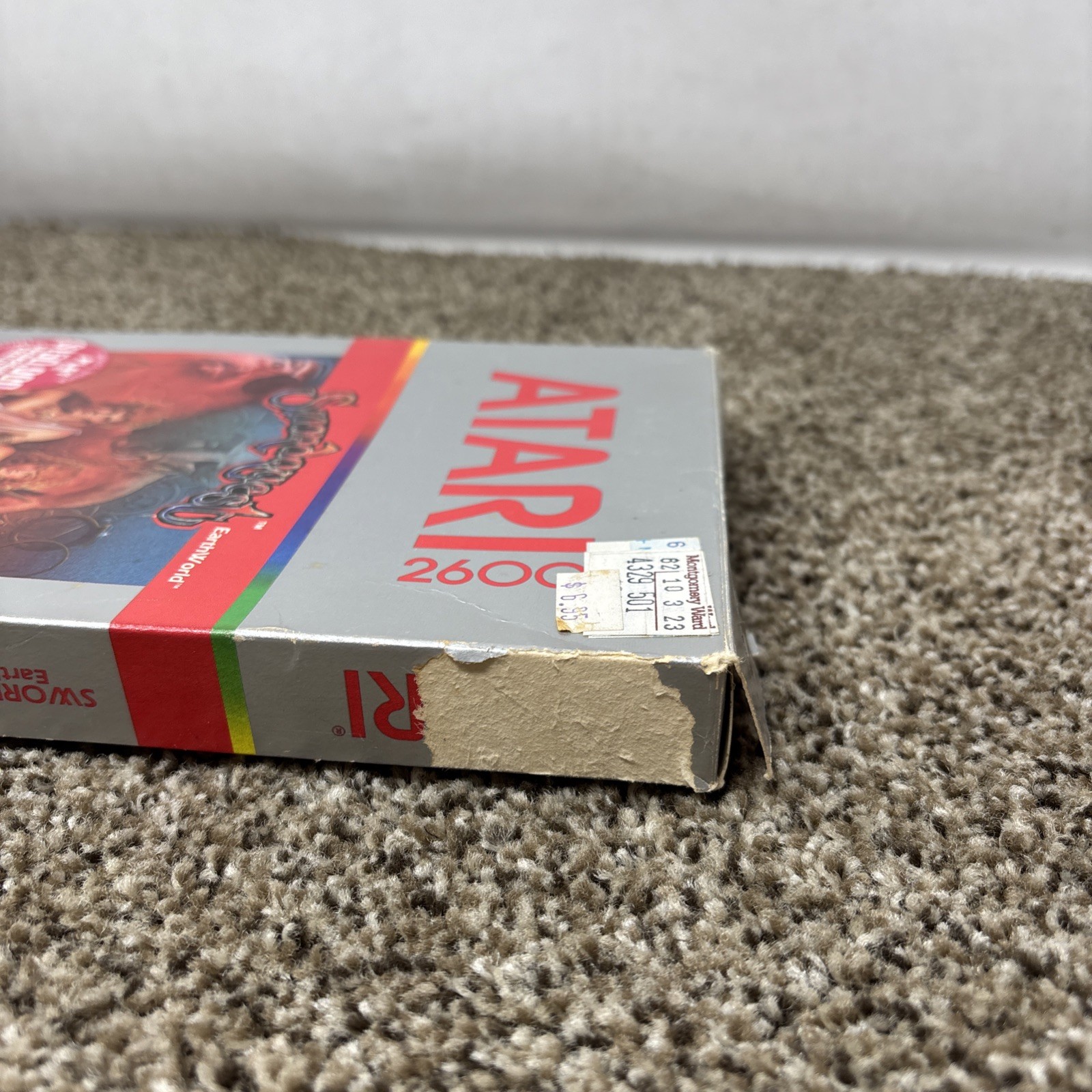 Swordquest EarthWorld, CX2656, Atari 2600, Atari 1982, CIB, Tested
