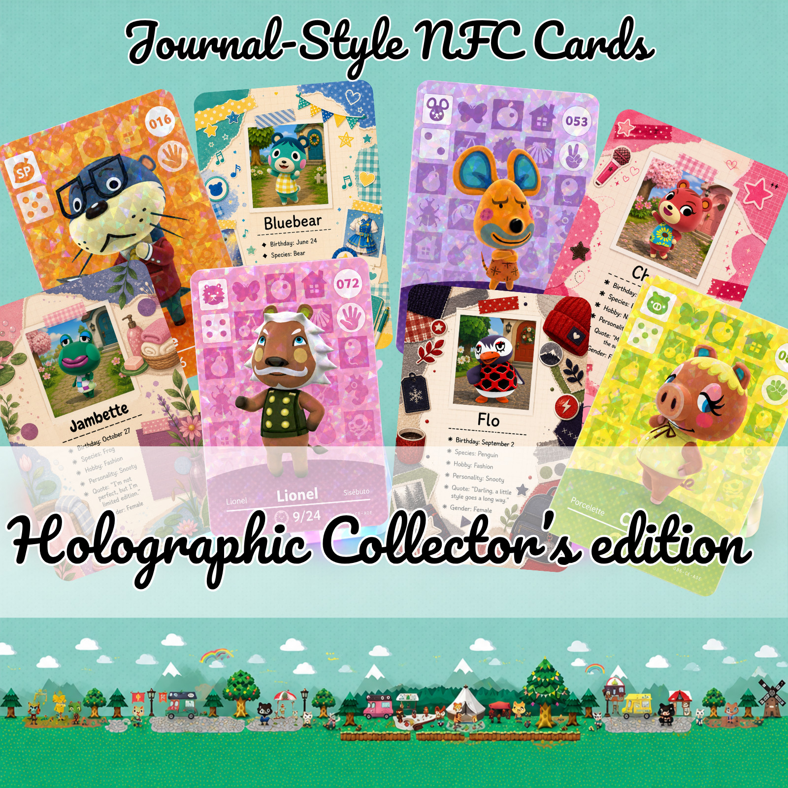 Animal Crossing NFC Amiibo Cards – ANY VILLAGER #001-448 | Premium Cards