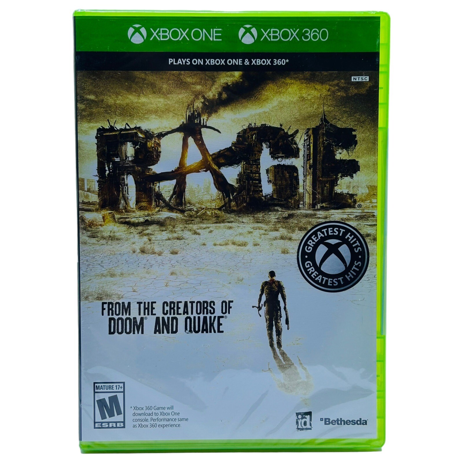 Rage (Microsoft Xbox 360 / One) Brand New Factory Sealed Game
