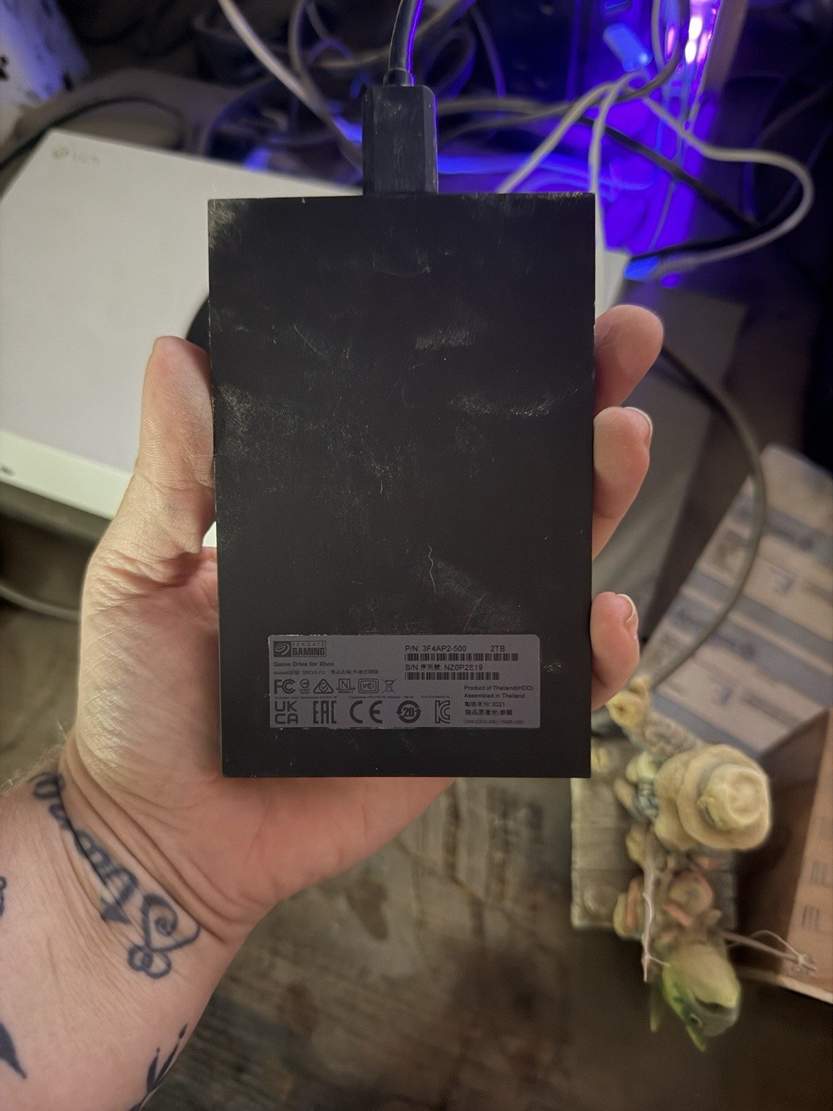 Xbox Series S 1TB All-Digital, Xbox Seagate 1TB External Storage, And One Contr