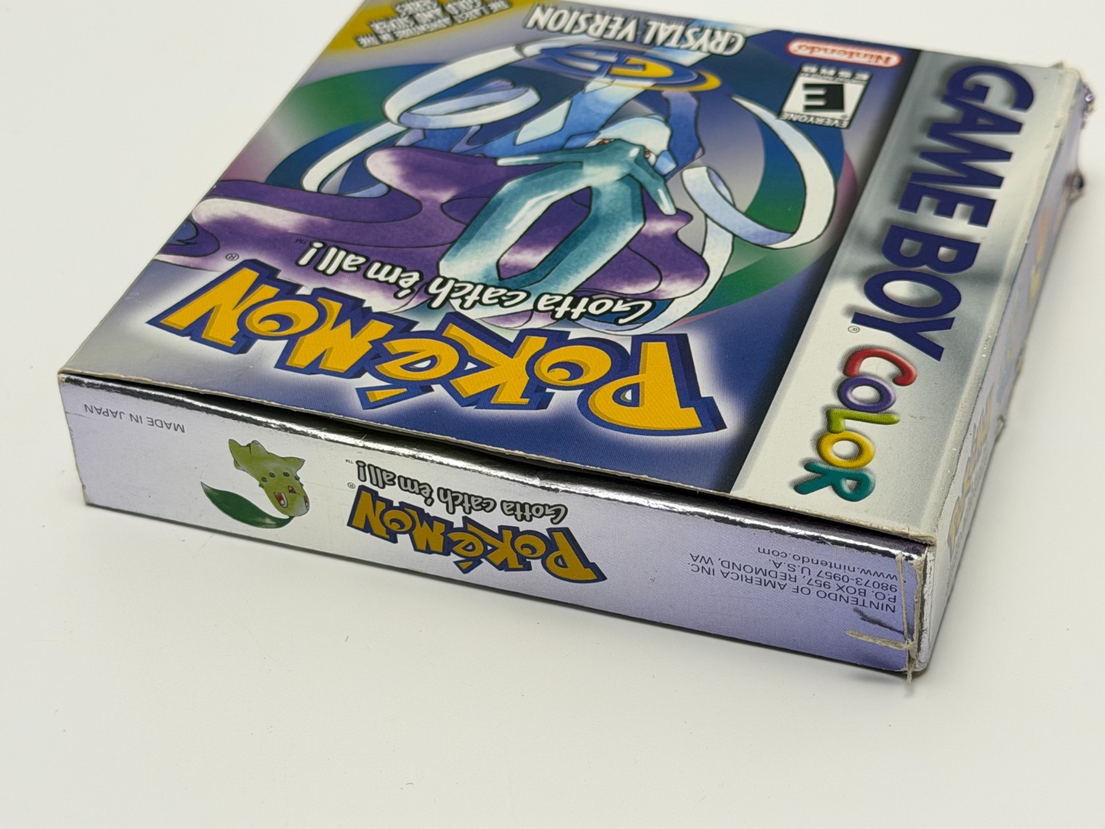Pokemon Crystal Version (Nintendo Game Boy Color) Complete in se{ies ERROR Box