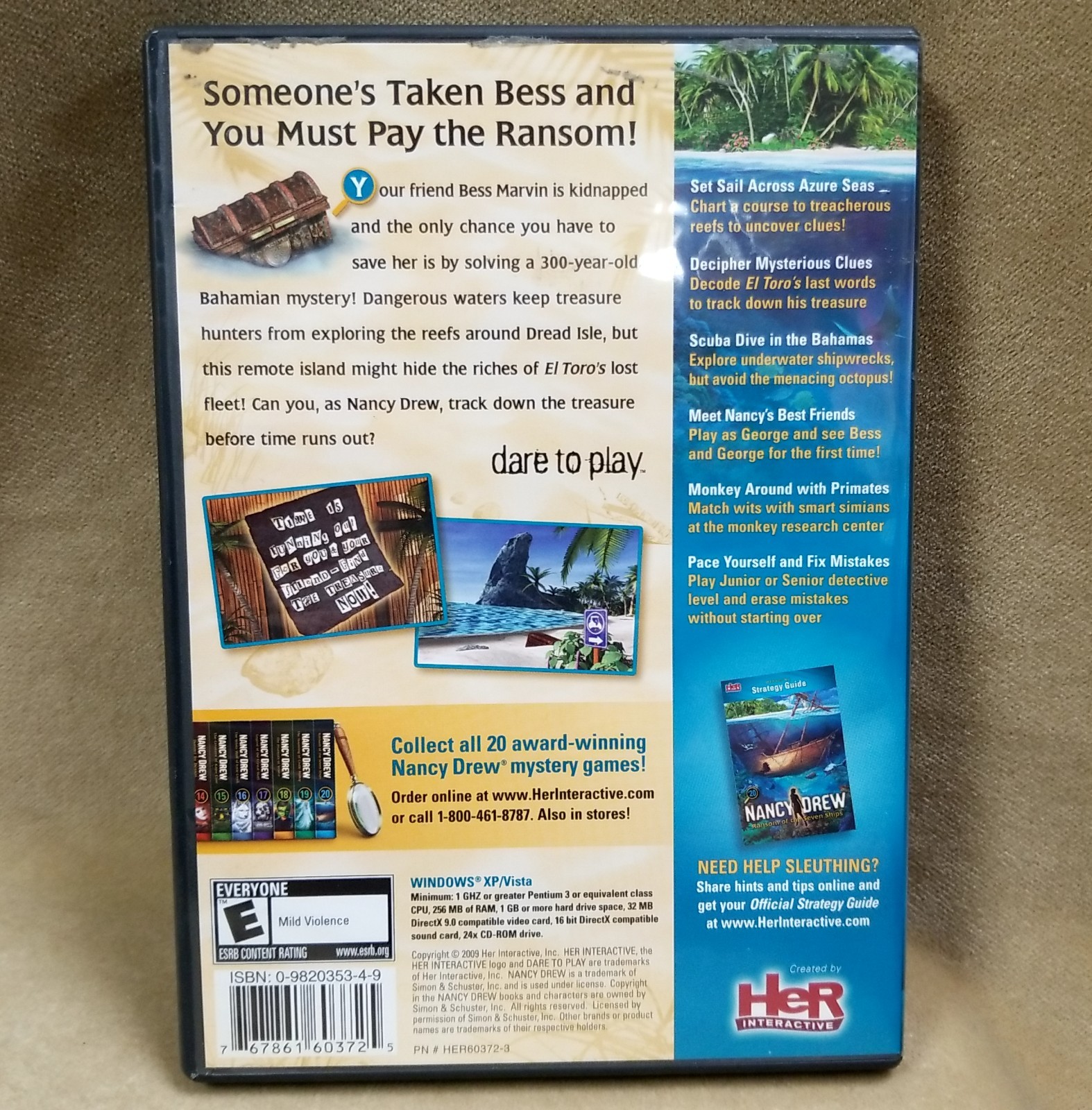 Nancy Drew: Ransom of the Seven Ships PC CD-ROM Game (Mystery #20)